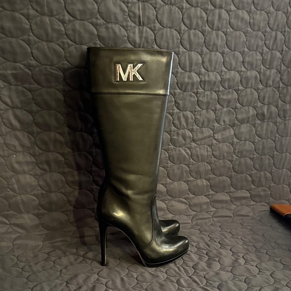 Michael Kors Black Tall Heeled Boots